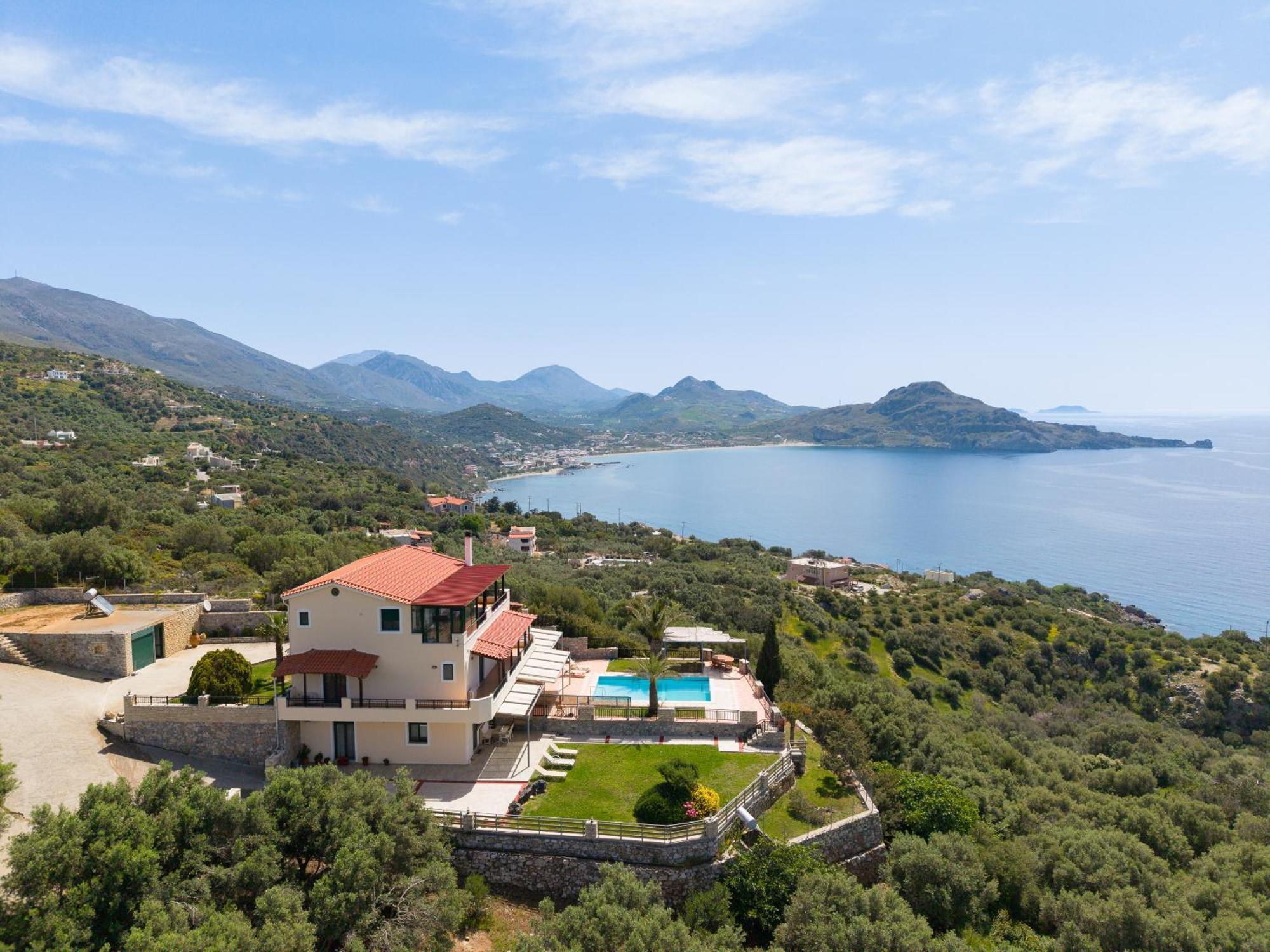 Вилла Souda Bay Loggia Sellia  Экстерьер фото